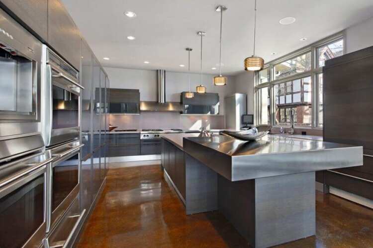 kitchen stainless steel renovation