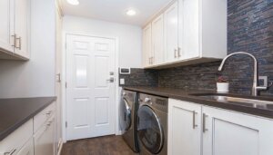 laundry sleek counter space